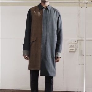 maison margiela for H&M two toned Trench Coat FOR SALE OR TRADE